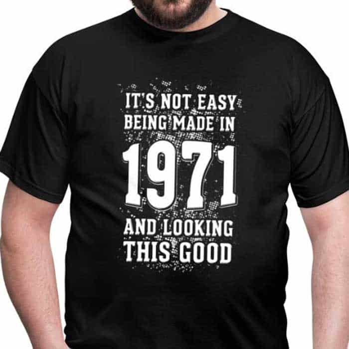 50 jaar shirt 1971
